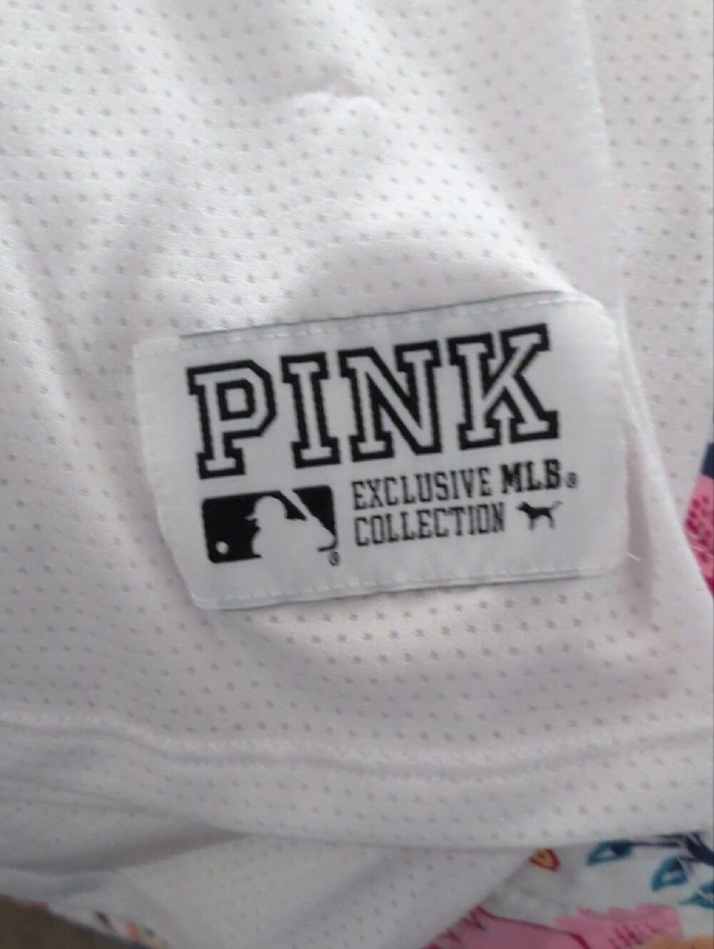 PINK Victoria's Secret Pittsburgh Pirates Mesh Jersey - White & Yellow - Picture 5 of 5